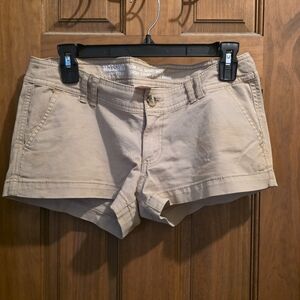 Mossimo Supply Co. Women's Low Rise Chino Shorts — Khaki